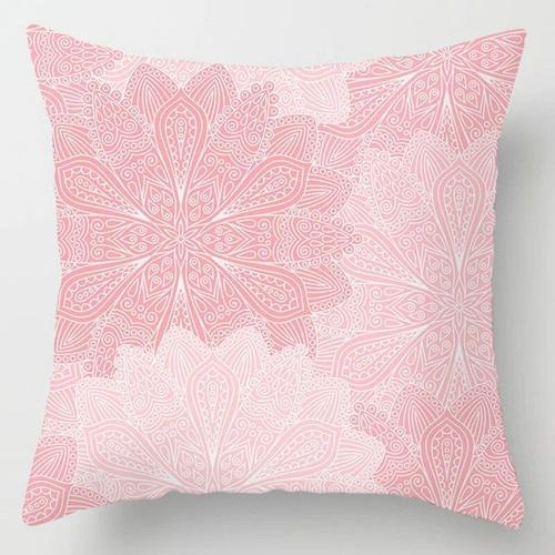 Juste De Coussin En Polyester Avec Motif De Marbre Rose,Taie D'orei... on Productcaster.