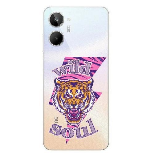 Coque Realme 10 4g Tigre Rose Wild on Productcaster.