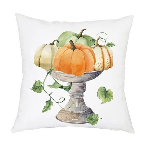 Taie D'oreiller Hello Autumn Pumpkin Pour Canapé,Housses De Coussin... on Productcaster.