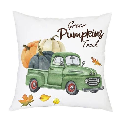 Taie D'oreiller Hello Autumn Pumpkin Pour Canapé,Housses De Coussin... on Productcaster.