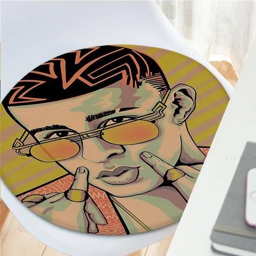 Coussin De Chaise Antidérapant Pour Artiste Musical Bad Bunny,Quatr... on Productcaster.