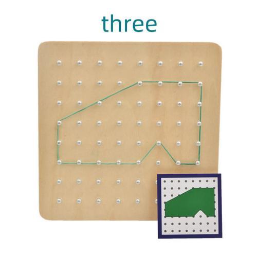 Geoboard En Bois, Jouet Éducatif, Développement De L'Imaginatio... on Productcaster.