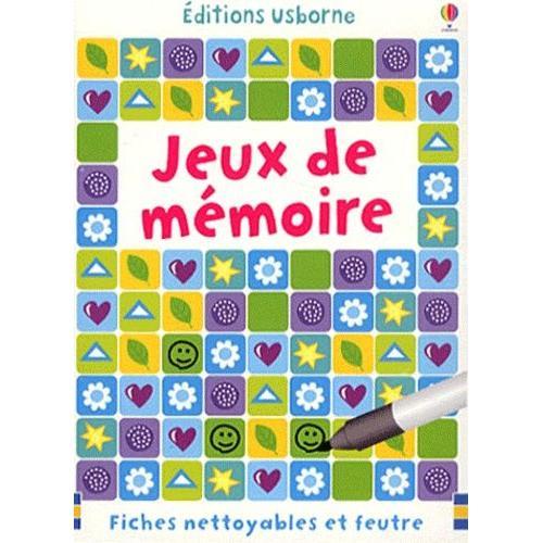 Jeux De Mémoire - Fiches Nettoyables Et Feutres on Productcaster.