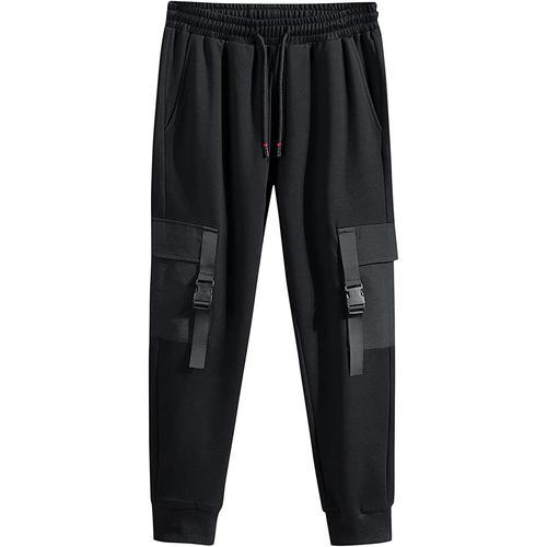 Pantalon De Jogging Pour Homme Avec Poches Chevilles Et Taille Élas... on Productcaster.