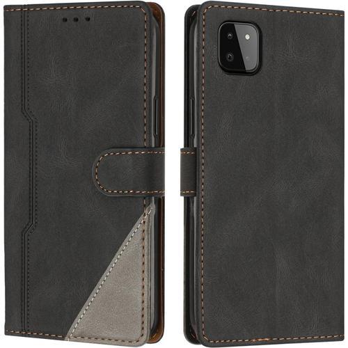 Coque Pour Samsung Galaxy A22 5g, Housse Etui Portefeuille Cuir Mul... on Productcaster.