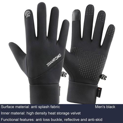 Gants De Cyclisme Double Polaire, Imperméables, Chauds, À Écran Tac... on Productcaster.