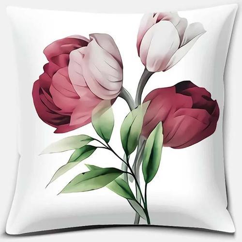 Juste De Coussin En Polyester Vintage,Taie D'oreiller Carrée,Imprim... on Productcaster.