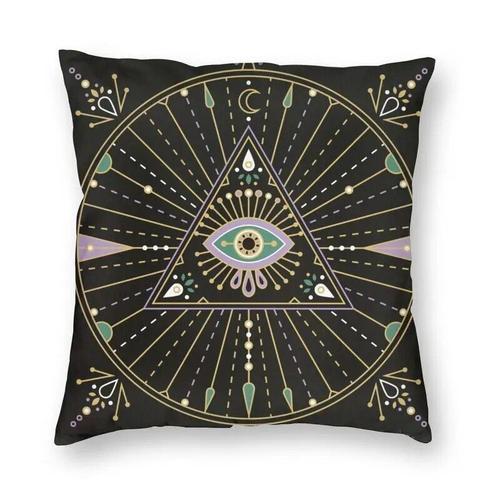 Juste De Coussin En Polyester Imprimé Turquie Evil Eye,Taie D'oreil... on Productcaster.