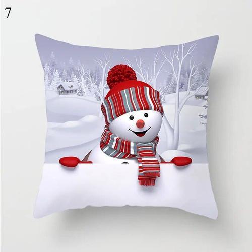 Juste De Coussin Bonhomme De Neige Pour La Décoration De La Maison,... on Productcaster.