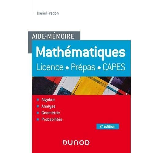 Mathématiques - Licence, Prépas, Capes on Productcaster.