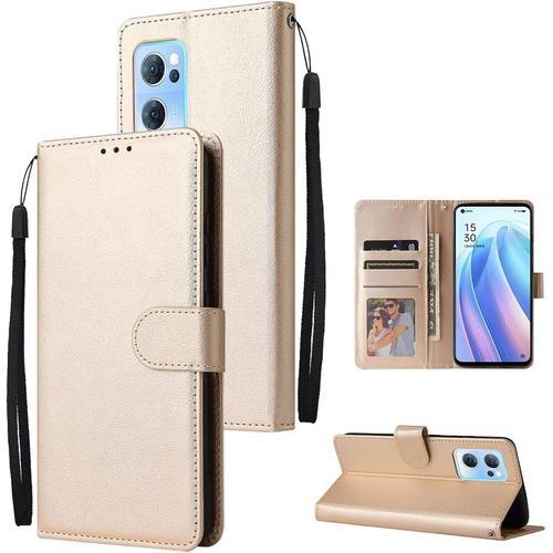 Étui De Protection Casse De Portefeuille Pour Oppo Reno 7 5g / Trou... on Productcaster.