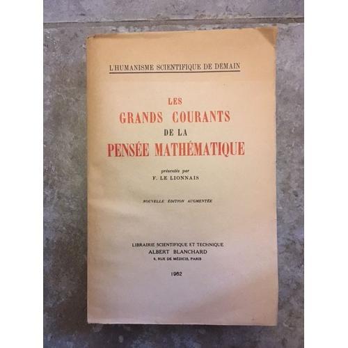 Les Grands Courants De La Pensée Mathématiques on Productcaster.