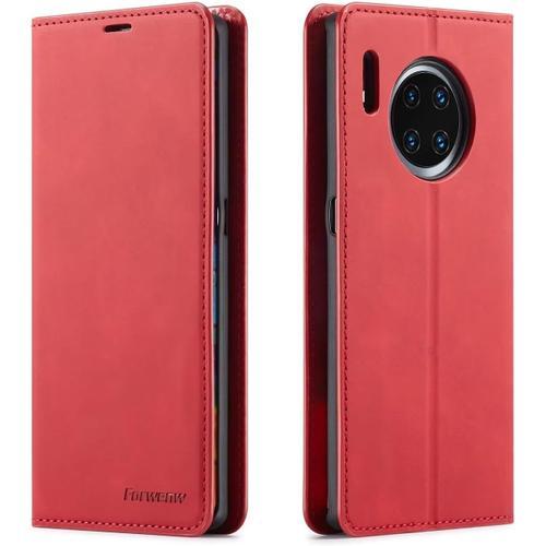 Coque Pour Huawei Mate 30,Étui Housse En Cuir Pu Huawei Mate 30,Ant... on Productcaster.