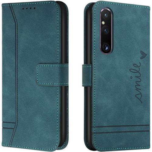 Coque Pour Sony Xperia 1 Iv 2023 Housse En Cuir Pu Premium Etui À R... on Productcaster.