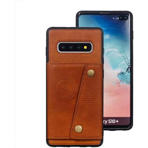 Coque Compatible Samsung Galaxy S10 Plus Étui En Cuir Avec 3 Fentes... on Productcaster.