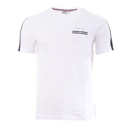 T-Shirt Blanc Homme Hungaria Talang on Productcaster.