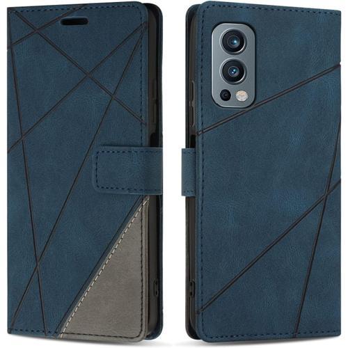 Etui Coque Pour Oneplus Nord 2 5g, Protection Housse En Cuir Pu Por... on Productcaster.