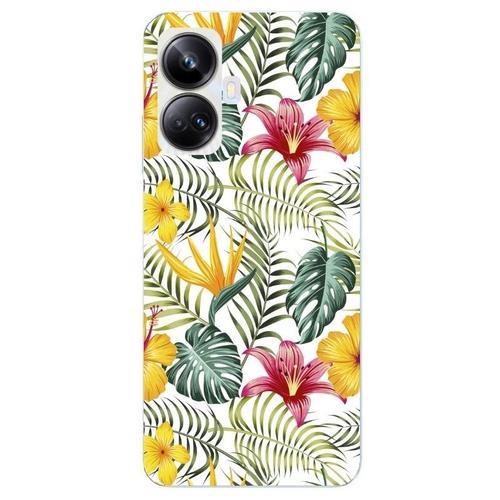 Coque Realme 10 Pro Plus Jungle Et Fleur Hibiscus on Productcaster.