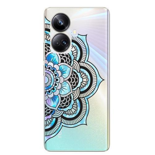 Coque Realme 10 Pro Plus Mandala 2 Bleu Pastel on Productcaster.