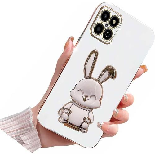 Pour Honor X8 4g Lapin Invisible Béquille Coque,Ultra Mince Placage... on Productcaster.