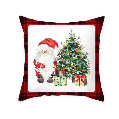 Taie D'oreiller Décorative De Noël,Juste De Coussin Imprimée Joyeux... on Productcaster.