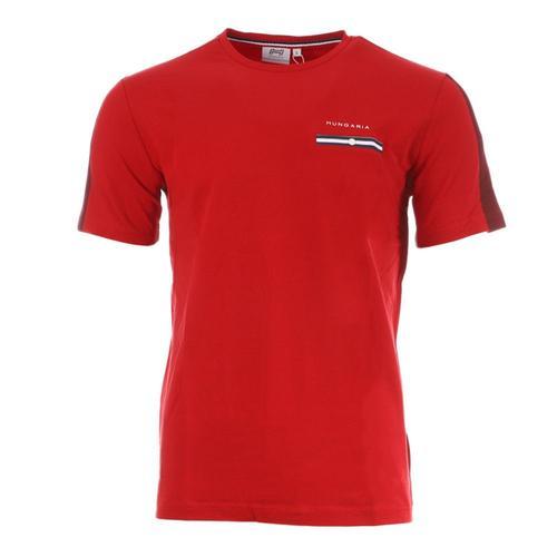 T-Shirt Rouge Homme Hungaria Talang on Productcaster.