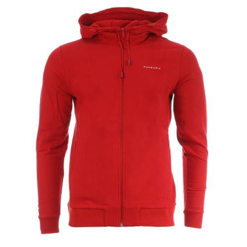 Sweat Zippé Rouge Homme Hungaria Ebeko on Productcaster.