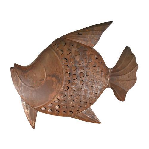 ORIGEN Home Decor Figura Pez Marinero Marrón 32x41x13cm Metal ... on Productcaster.