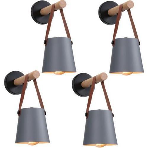 Lot De 4 Applique Murale Intérieur Design Modern E27 Luminaire Ecla... on Productcaster.