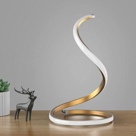 Blue Dream Lampe De Bureau Led En Spirale, Lampe De Bureau Moderne ... on Productcaster.