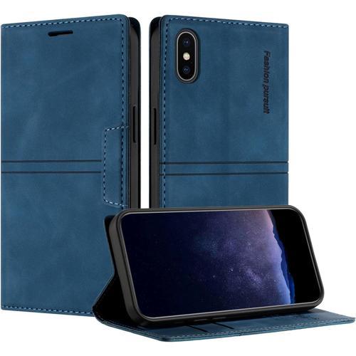 Coque Pour Iphone Xs/Iphone X 5,8 Pouce , Housse En Cuir Pu Portefe... on Productcaster.