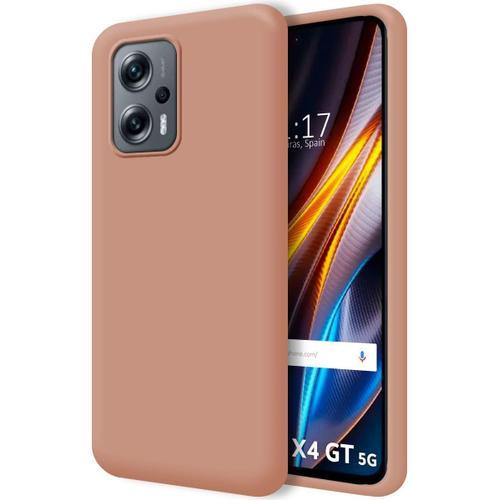 Coque En Silicone Liquide Ultra Souple Pour Xiaomi Poco X4 Gt 5g Rose on Productcaster.