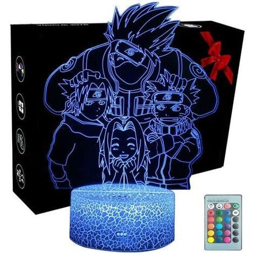 Décoration De Noël 3d Lampe Illusion Optique Anime Naruto Hatake Ka... on Productcaster.