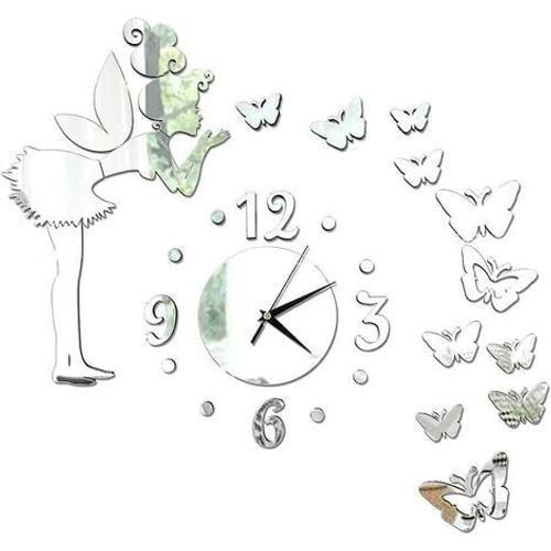 Grandes horloges murales 3d, autocollants muraux papillon Heilwiy, ... on Productcaster.