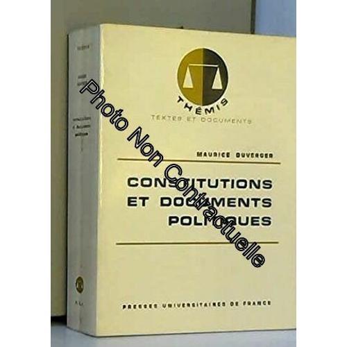 Constitutions Et Documents Politiques on Productcaster.