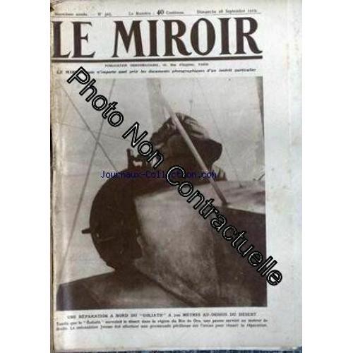 Miroir (Le) No 305 Du 28/09/1919 - Reparation A Bord Du Goliath A 7... on Productcaster.