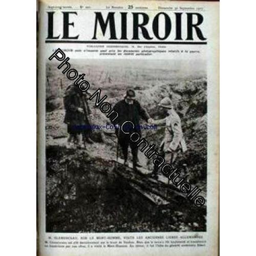 Miroir (Le) No 201 Du 30/09/1917 - M. Clemenceau Sur Le Mort-Homme ... on Productcaster.