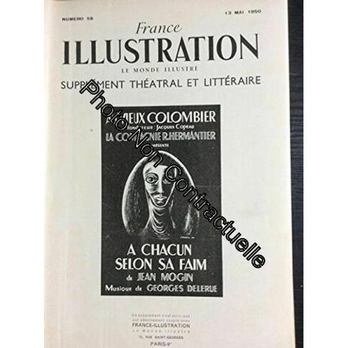 France Illustration Supplément Théâtral Et Littéraire N° 58 : A Cha... on Productcaster.