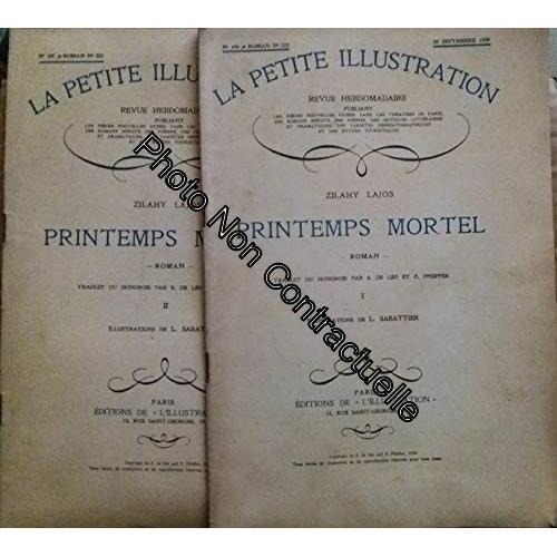 Printemps Mortel. Roman En 2 Fascicules. Illustrations De L. Sabatt... on Productcaster.