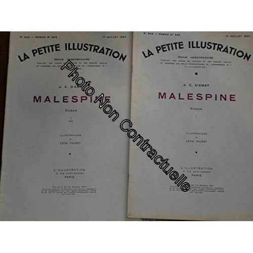 Malespine. Roman En 2 Fascicules. Illustrations De Léon Fauret. Jui... on Productcaster.