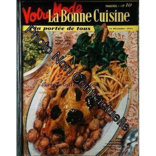 Bonne Cuisine A La Portee De Tous (La) No 10 Du 16/12/1954 - Reunio... on Productcaster.