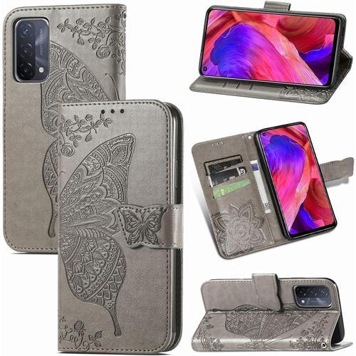 Coque Pour Oppo A93 5g. Housse En Cuir Flip Case Portefeuille, Flip... on Productcaster.