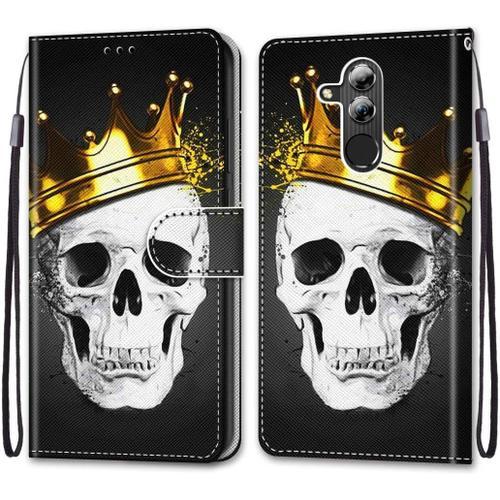 Etui Coque Pour Huawei Mate 20 Lite - Peinture Wallet Case Cuir Hou... on Productcaster.