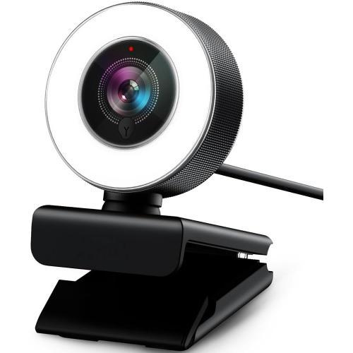 Webcam Hd 1080P Avec Micro Et Lumière Anneau, 960 A Usb Pro Pour Or... on Productcaster.