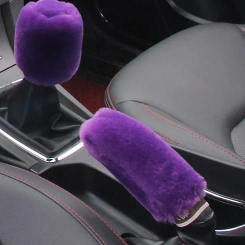 Violet - Housse De Frein À Main De Voiture En Fourrure D'hiver Pour... on Productcaster.