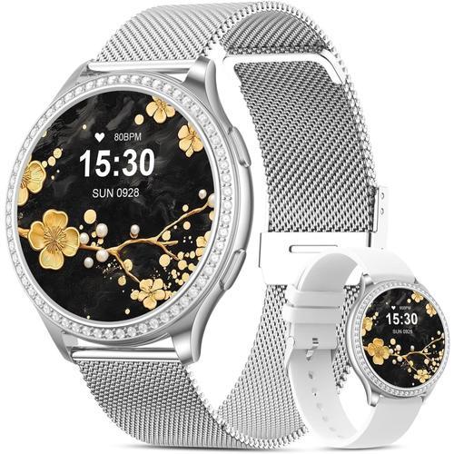 Montre Connectée Femme Avec Appel Bluetooth, 1.32"" Ips Écrans Tact... on Productcaster.