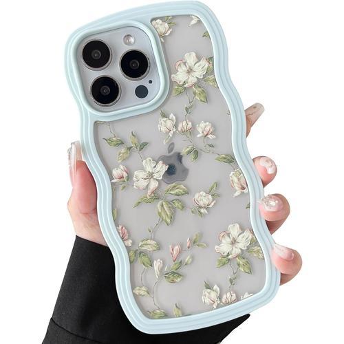 Coque Pour Iphone 15 Pro , Coque Protectrice Clair Avec Motif Fleur... on Productcaster.