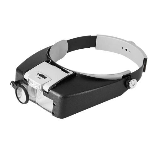 Gris - Lunettes loupes avec lumières LED, Bande de sauna Loupe écla... on Productcaster.