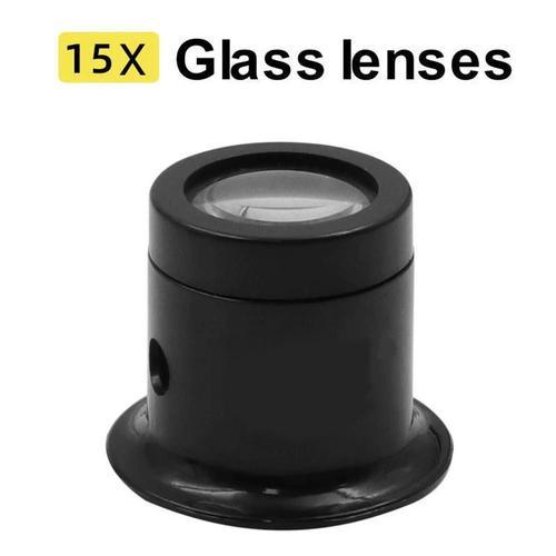 Lentilles en verre 15X - Bijoutiers Montre Loupe Outil Loupe Boucle... on Productcaster.