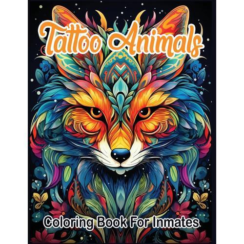 Tattoo Animals Coloring Book For Inmates on Productcaster.